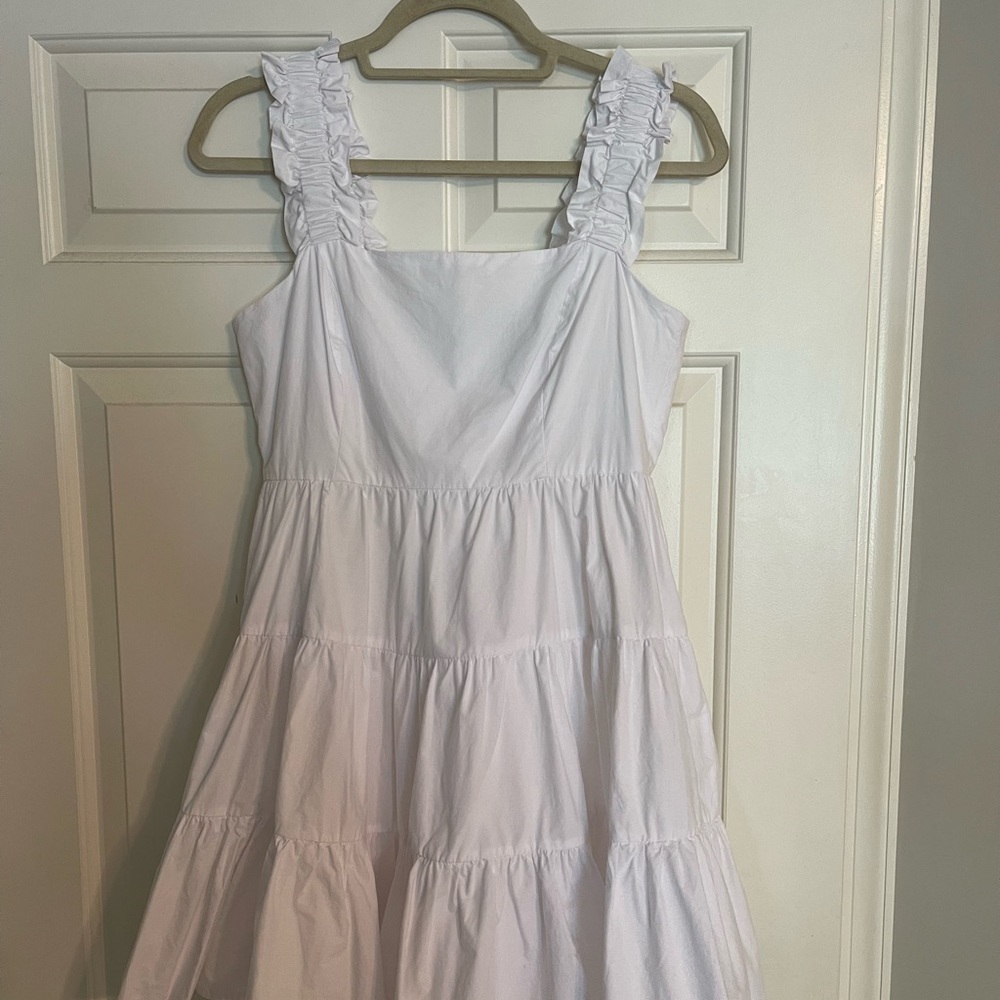 AQUA white dress